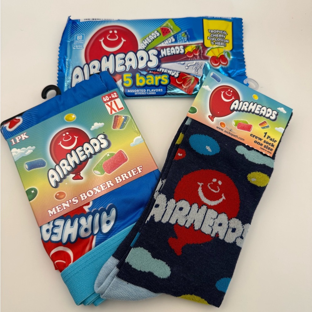 Men's Airheads Boxer Brief and Sock Set - Size XL